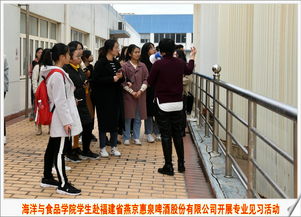海洋與食品學(xué)院學(xué)生赴福建省燕京惠泉啤酒股份和泉州市農(nóng)業(yè)科學(xué)研究所省級(jí)農(nóng)業(yè)科技園區(qū)開展專業(yè)見習(xí)活動(dòng)